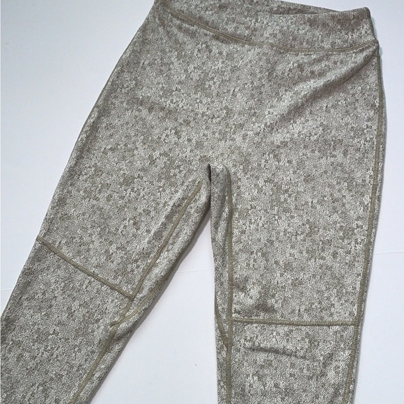 Gymshark DRY beige snakeskin print active Leggings SzS - Picture 4 of 12